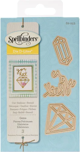 Vista 17 de Spellbinders Die Margaritas y Rosas-D-Lites, Varios, Metal