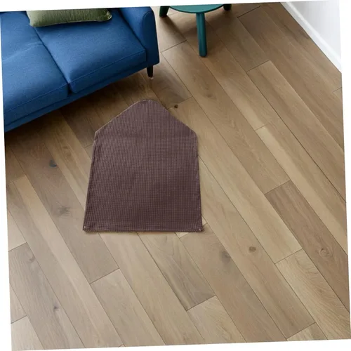 Vista 4 de Funda elástica para reposabrazos de sofá, 2 piezas, para oficina en casa y cómoda toalla de sofá, color café oscuro, material agradable a la piel