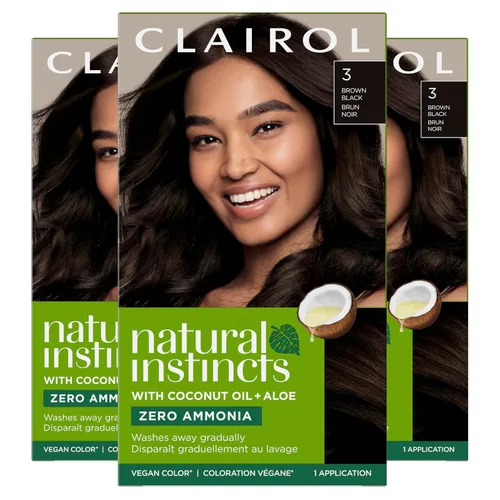 Vista 18 de Clairol Natural Instincts - Tinte semipermanente para el cabello, color negro 2, paquete de 1 unidad