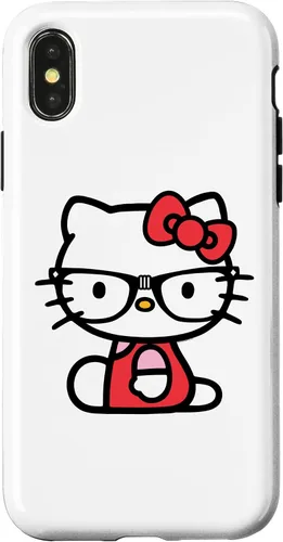 Vista 5 de Hello Kitty Estuche para Gafas Nerd para iPhone 11 Pro Max
