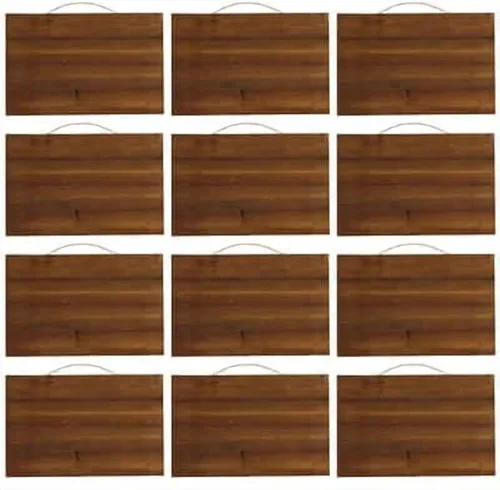 Vista 3 de Make Market Placa de paleta de madera de 11 x 17 pulgadas, letrero decorativo colgante sin terminar para decoración del hogar, artes y manualidades