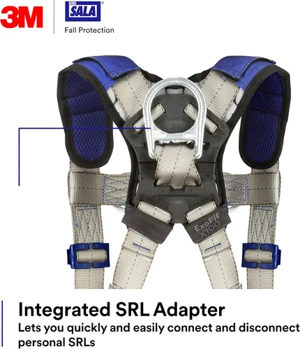 Vista 6 de 3M Unisex 3m Dbi-sala Exofit X100 Comfort Vest Climbing Harness Fall Protection
