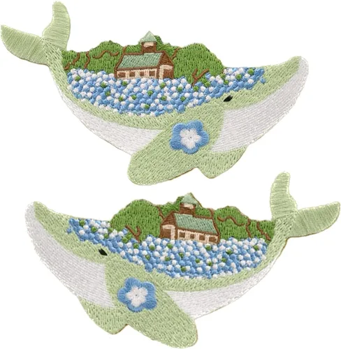 Vista 23 de 1 par de parches de peonía azul, apliques de flores para ropa de bricolaje, jeans Parches florales suaves para accesorios de ropa, decoración