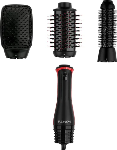 Vista 9 de Revlon-Cepillo de aire caliente para secador de cabello y voluminizador de un solo paso, negro (el embalaje puede variar)