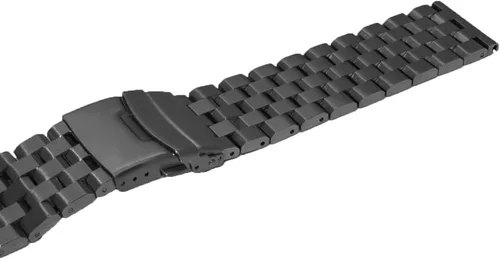 Vista 3 de Sinaike - Correa de reloj de acero inoxidable sólido, para hombres y mujeres en azul negro plateado y de 0.95pulgadas, 0.87pulgadas, 0.79pulgadas