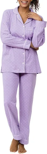 Vista 26 de PajamaGram Conjunto de pijama para mujer – Pijama para mujer, jersey novio, 100% algodón