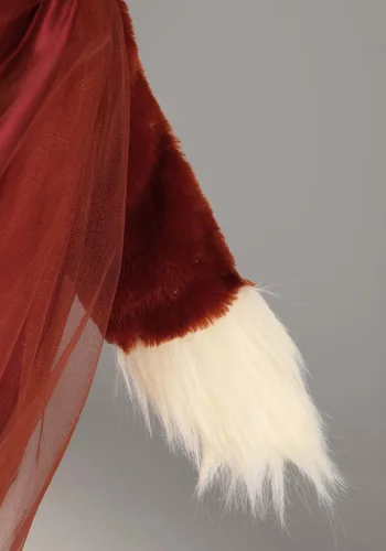 Vista 6 de Hermoso Vestido de Disfraz de Zorra del Bosque para Niña Multicolor