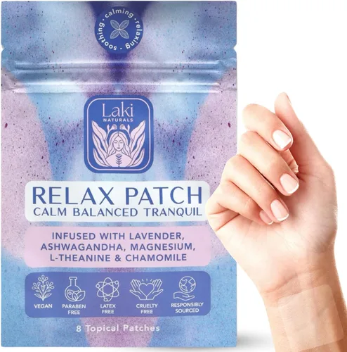 Vista 10 de Laki Naturals Parche Fly Calm (1 unidad, paquete de 8) – Relaja los nervios, apoya el estrés – Ingredientes naturales para apoyar el estrés