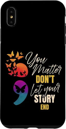 Vista 11 de Semicolon Mental Health Awareness Prevention Case for iPhone 17