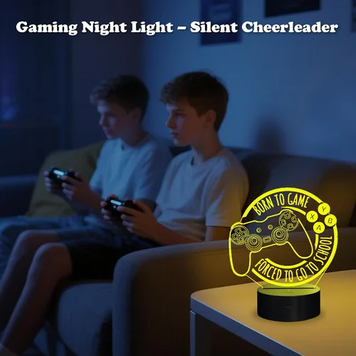 Vista 3 de Anywin Luz nocturna de juego para niños, regalo de luz nocturna de consola, regalo de Navidad y cumpleaños para niños, él, lámpara de nacimiento