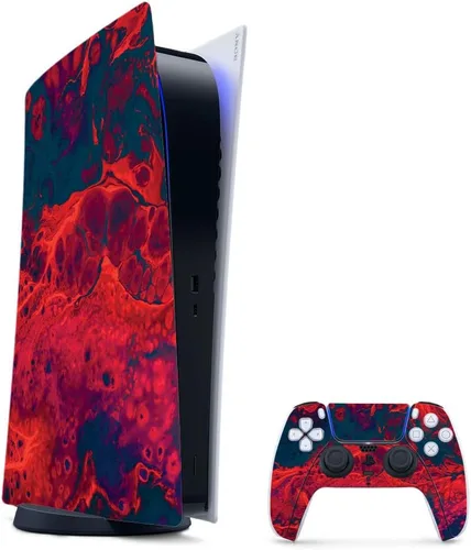 Vista 33 de MightySkins - Skin para juegos para PS5 / Playstation 5 Bundle – Mármol ámbar Envoltura protectora de vid Fácil de aplicar y cambiar