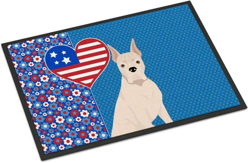 Vista 44 de Caroline's Treasures WDK5119JMAT Airedale Terrier USA - Tapete para interiores o exteriores, 24 x 36 pulgadas, tapete para puerta delantera