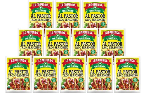 Vista 10 de La Preferida Condimento orgánico para tacos Al Pastor, 1 onza (paquete de 3)