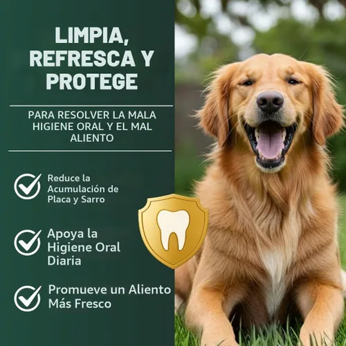 Vista 2 de Polvo de limpieza de dientes de perro, polvo dental para perros y gatos, placa fuera de laboratorio de limpieza de dientes de mascotas, removedor