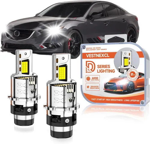 Vista 9 de Bombillas HID D1S aptas para Cadillac 2007-2014 Escalade Escalade ESV Escalade EXT 30000LM 6000K blanco, 30 chips de doble cara, reemplazo de luz