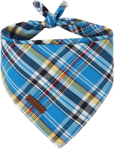 Vista 28 de Unique Style Paws Bandanas para perros, 1 unidad, lavables, de algodón, triangular, para otoño, con margaritas de abeja, para perros y gatos