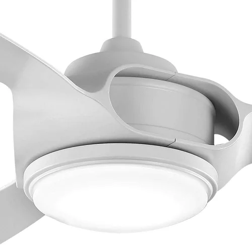 Vista 5 de Sedgewood - Ventilador de techo LED integrado de 60 pulgadas que cambia de color blanco mate con kit de luz y control remoto