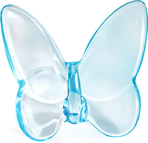 Vista 15 de Lioaeust Estatuas de Mariposa de Cristal, Figura de Mariposa Voladora Decoración de Mariposa de Cristal de Vidrio Tallado Estatua de Animal