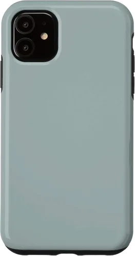 Vista 6 de iPhone 12 mini simple elegante color sólido luz polvo azul hielo caso