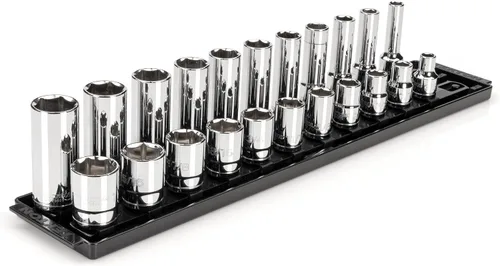 Vista 18 de TEKTON - Juego de dados de 1/2 pulgada con engrane de 6 puntos, 10 piezas (15/16-1-1/2”), SHD92109