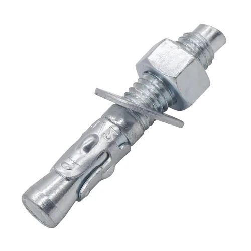 Vista 17 de Anclaje de cuña de 1/2" x 2-3/4", solo para cemento y hormigón, tornillos de acero al carbono galvanizados y pernos de retraso (10 unidades)