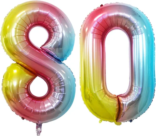 Vista 420 de Goer, conjunto de globos de papel aluminio para decoraciones de cumpleaños, globos de las letras de feliz cumpleaños y de números Oro