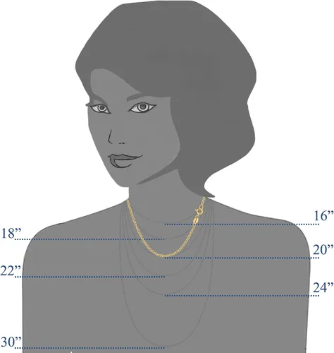 Vista 3 de Jewelry Affairs Collar de cadena de eslabones Rolo redondo de oro amarillo de 10 quilates, 0.075 in