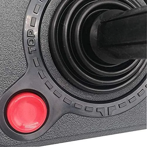 Vista 5 de CHILDMORY Joysticks de mando clásico retro negro para consola de sistema Atari 2600