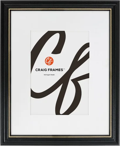 Vista 18 de Craig Frames 314BR - Marco de fotos de bronce adornado de 5 x 7 pulgadas con paspartú para mostrar una foto de 4 x 6 pulgadas Ready to hang with a
