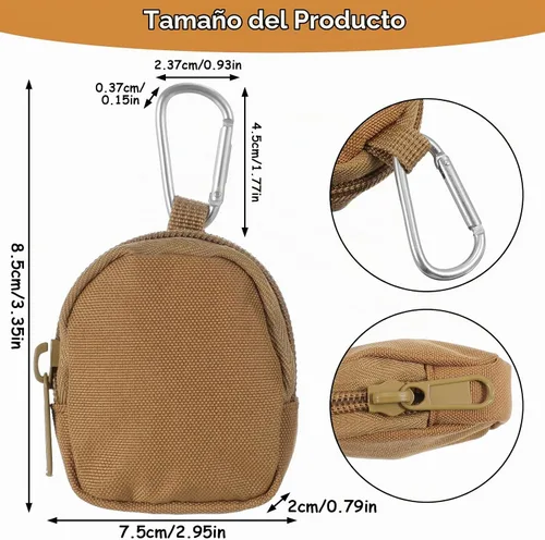 Vista 2 de Tucnoeu Bolsa de premios para perros de 3 piezas, bolsa de recompensa de entrenamiento para perros, bolsa impermeable para perros pequeños