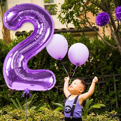 Vista 323 de KatchOn Globo negro del número 1 de 40 pulgadas, globo de feliz cumpleaños Large Mylar Number One Balloon for 1st Birthday Decorations, Foil