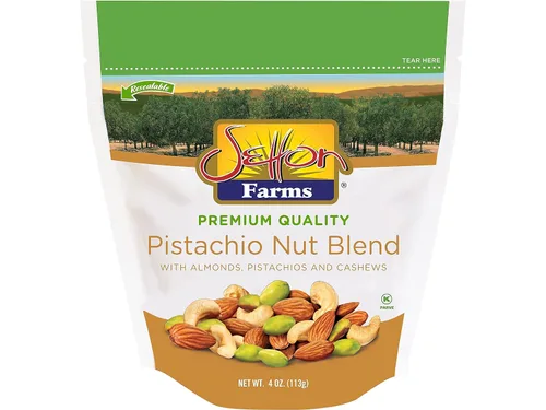 Vista 12 de Setton Farms Bolsa de mezcla de nueces de pistacho con almendras, pistachos y anacardos, bolsa resellable de 8 onzas