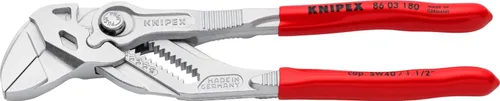 Vista 2 de KNIPEX - Llave de alicates, cromada (86 03 180), rojo