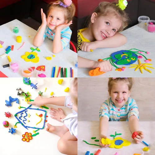 Vista 3 de Paquete de 54 juguetes de slime de mantequilla para niñas y niños, juguetes de slime con 54 lindos limos de mantequilla, juguetes de limo suaves
