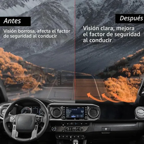 Vista 4 de Funda para salpicadero Alfombrilla personalizada para consola central interior Compatible con Toyota Tacoma 2016-2023 Funda para salpicadero Negro