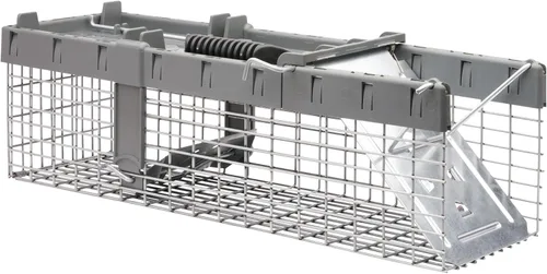 Vista 9 de Havahart Pequeña Trampa Humanitaria de Captura y Liberación de Animales Vivos de 1 Puerta para Ardillas, Comadrejas, Ardillas de Tierra y Otros