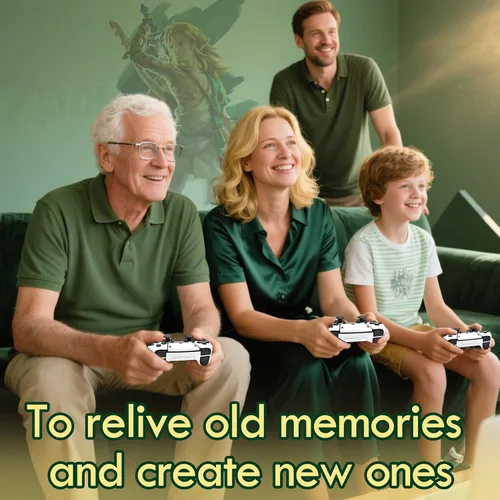 Vista 2 de MunyLazy Retro Gaming Console Stick, 2025 Upgraded Version, Classic Video Game Entertainment System