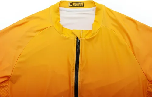 Vista 4 de Camiseta de ciclismo para hombre, camiseta de manga corta para ciclismo MTB, chaqueta reflectante para bicicleta con 3 bolsillos, tallas S-3XL
