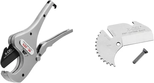Vista 7 de RIDGID RC-2375 Ratchet Action 2" Cortador de tubería y tubería, cromo, pequeño - 30088 y 30093 RCB-2375 Hoja de tubo de PVC de repuesto 2
