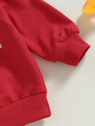 Vista 5 de Conjunto de sudadera con estampado de trébol para bebé y niño pequeño, ropa para recién nacidos