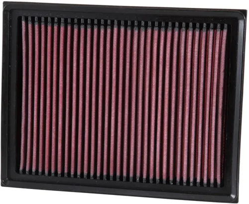 Vista 4 de K&N Filtro de aire de alto flujo original de por vida para motor: aumenta la potencia y la aceleración, lavable, premium, compatible con Nissan