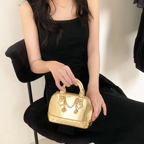 Vista 7 de Bolso tote para mujer, mochilas de cuero, bolso cruzado, bolso para boda, baile, fiestas, trabajo, viajes (estilo 518)