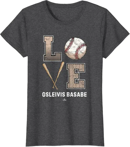 Vista 4 de Baseball Love Osleivis Basabe Prospect Baseball Fan Gear T-Shirt