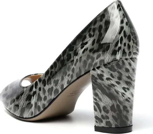 Vista 7 de Zapatos de tacón alto para mujer, con puntera abierta, sexy, de 3.3 pulgadas