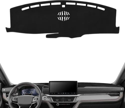 Vista 20 de Tapete de cubierta de salpicadero personalizado para Mazda3 Hatchback, Sedan 2019-2024 2025 2026 (sin HUD), protector antideslizante
