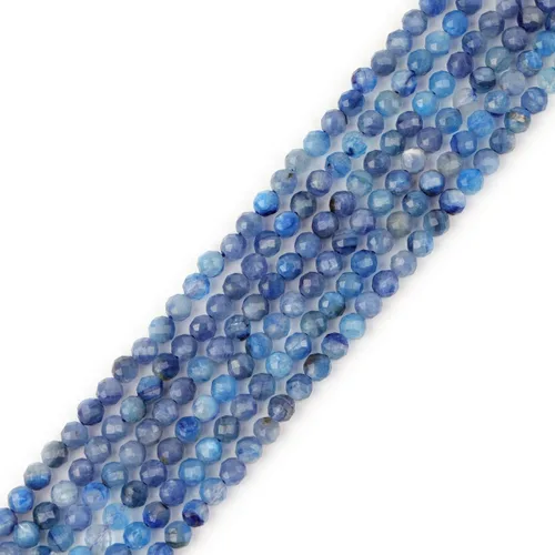 Vista 36 de GEM-Inside Cuentas espaciadoras redondas facetadas de gemas de lapislázuli azul natural semipreciosas de 2mm para hacer joyas 15