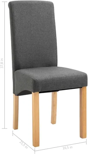 Vista 18 de Dining Chairs 4 Pcs Yellow Fabric,Living Room Dining Chairs,Counter Dining Chairs Suitable for Daily Dining Or Special Events Such As Meetings