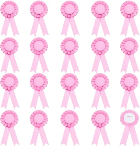 Vista 11 de CRASPIRE 20 cintas de premio en blanco para primer lugar, color azul, 6.1 x 2.9 pulgadas, redondas, planas, ganadoras, victorias, reconocimiento