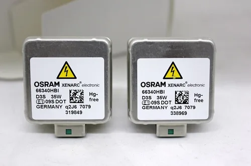 Vista 2 de 2 bombillas originales originales para Mercedes CLA 250 45 Xenon D3S 4650K HID LIGHT OEM Osram 66340, 4300K, 42V, 35W, base PK32d-5, fabricado
