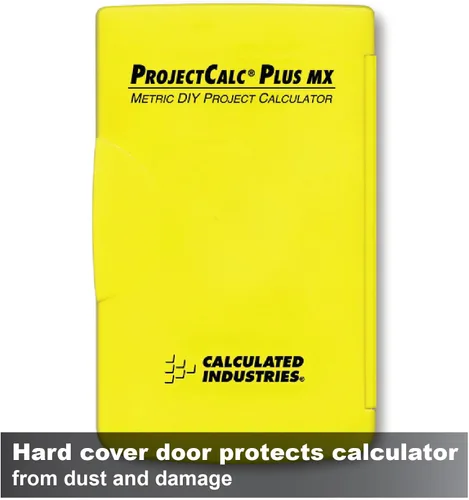 Vista 3 de Calculadora métrica de bricolaje ProjectCalc Plus MX de Industrias calculadas 8528 Soluciones de materiales para proyectos de bricolaje